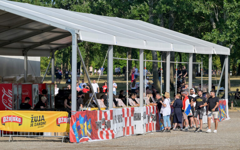 Zagreb: Slaba posjećenost štandova na istočnoj strani Fan zone
