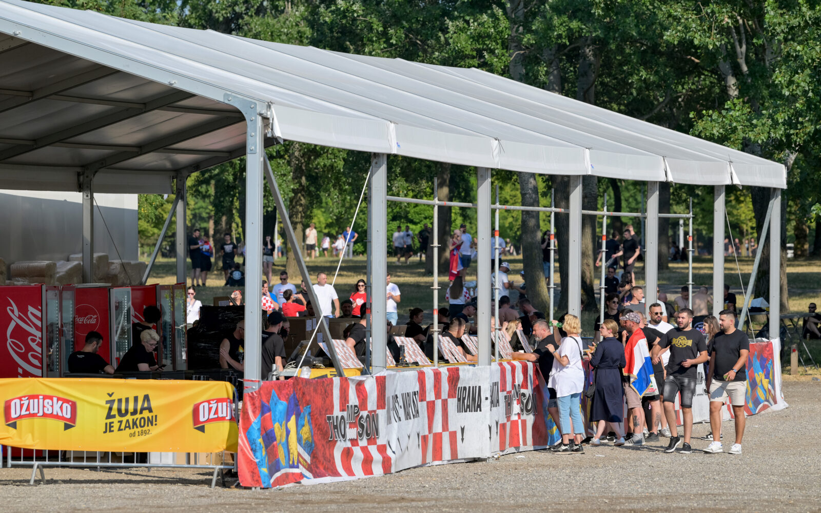 Zagreb: Slaba posjećenost štandova na istočnoj strani Fan zone